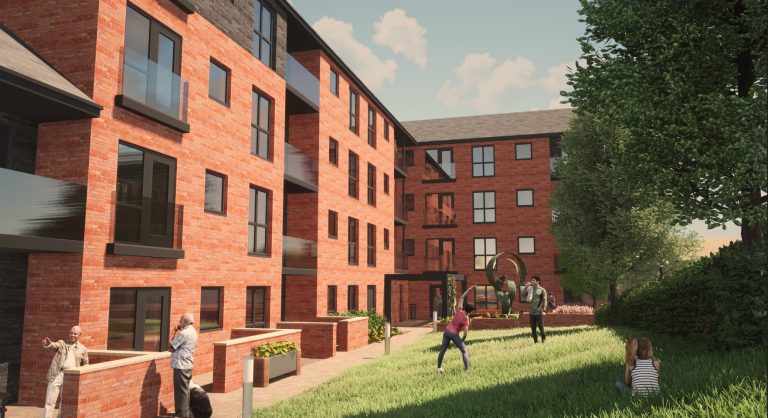 Building work has a smooth start at former silk mill in Leek