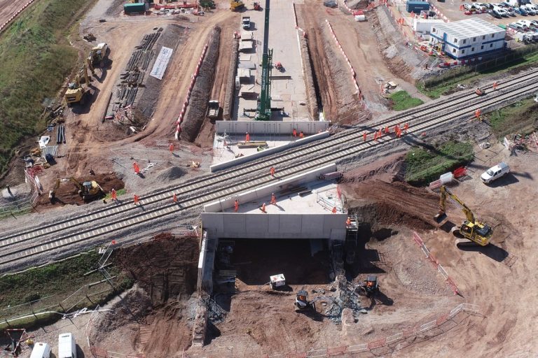 HS2 ‘marathon’ bridge construction completed