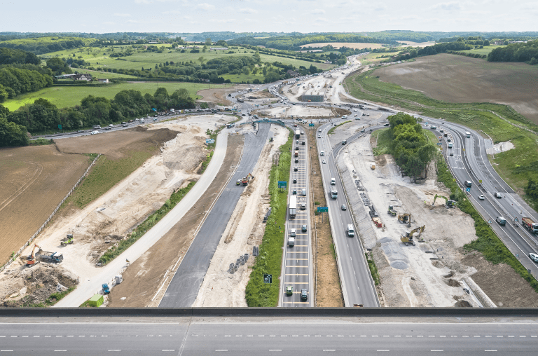 GRAHAM hits construction milestone at M2 junction 5 improvements scheme